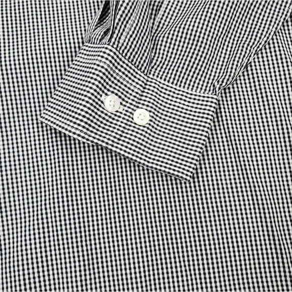 Burberry London Men's Gingham Button Down Dress Shirt Point Collar 3XT - Picture 3 of 9